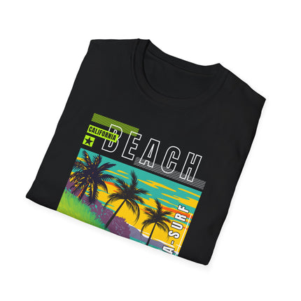 California Beach Tee – Tropical Vibes, Sunset Style 🌴🌅