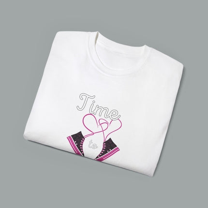 Unisex Ultra Cotton Tee, Print Time To Dance Luxury Design