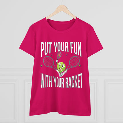 🎾 Put Your Fun with Your Racket – Tennis T-Shirt