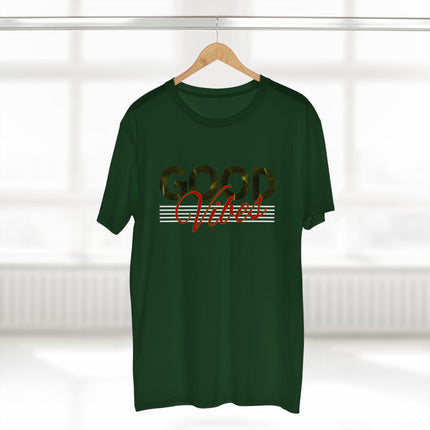 Good Vibes – Minimalist Retro Palm Leaf Graphic Tee