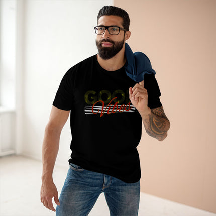 Good Vibes – Minimalist Retro Palm Leaf Graphic Tee