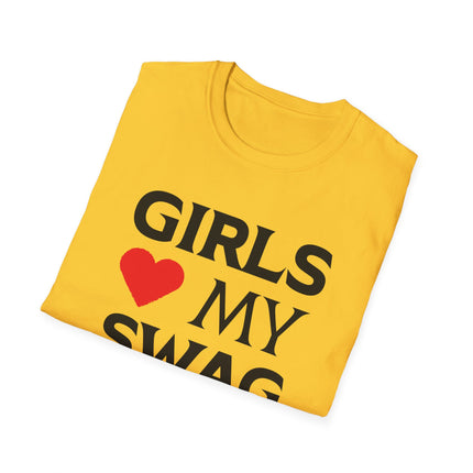 Unisex Softstyle T-Shirt, Print Girls My Swag