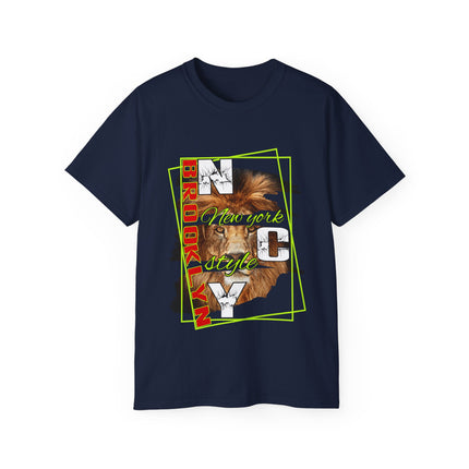 🦁 Brooklyn NYC Style Tee – Urban Jungle Vibes