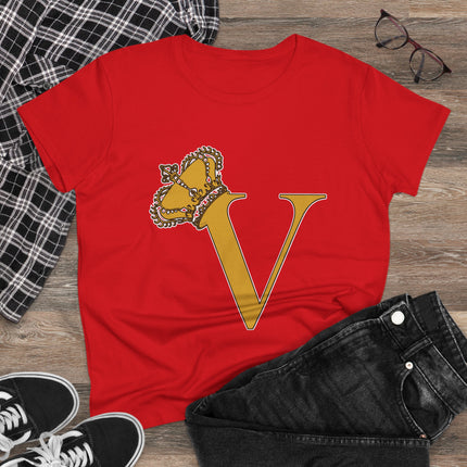 👑 “V” Royal Monogram Tee