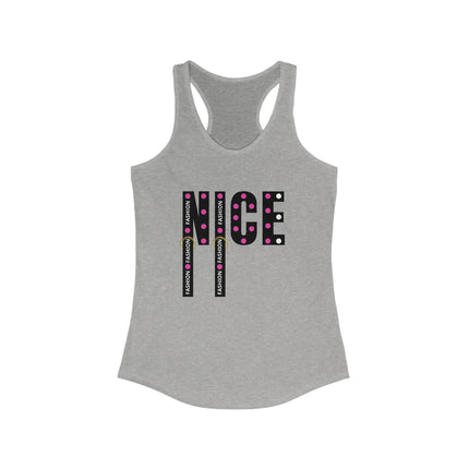 ✨ NICE” Fashion Tank – Polka Pop Style