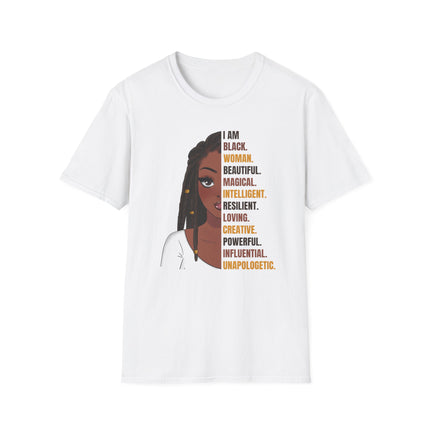 Empowered Queen Tee I Am” Statement Shirt (White)