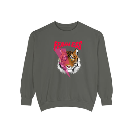 🐯 Fearless Tiger Crewneck Sweatshirt – Power in Style