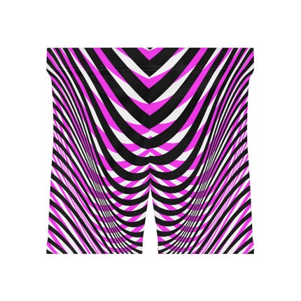 💜 "Hypnotic Pulse" High-Waist Shorts