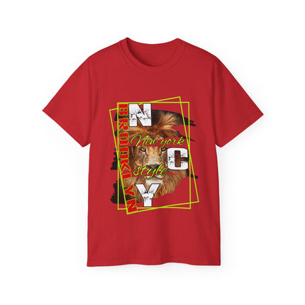 🦁 Brooklyn NYC Style Tee – Urban Jungle Vibes