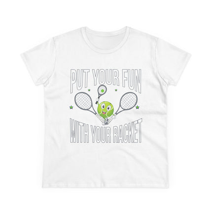 🎾 Put Your Fun with Your Racket – Tennis T-Shirt