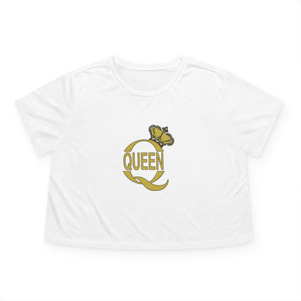 👑 Queen Q Crown Crop Tee – Rule Your Look