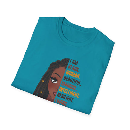 Empowered Queen Tee I Am” Statement Shirt (White)