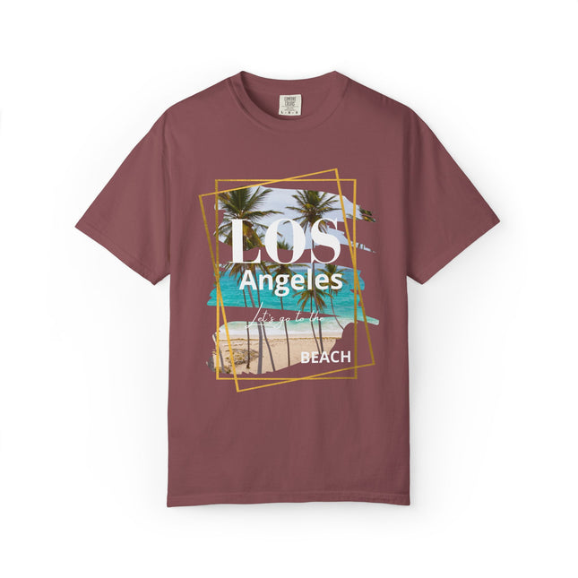☀️ Los Angeles Beach Vibes Graphic Tee – Black