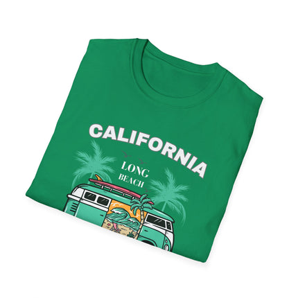 🌴 California Surfers – Long Beach Summer Adventure T-Shirt
