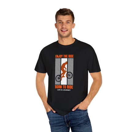 🚴 Born to Ride” Biker Graphic Tee – Life is Journey Edition