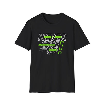 💪 NEVER GIVE UP! Motivational Tee