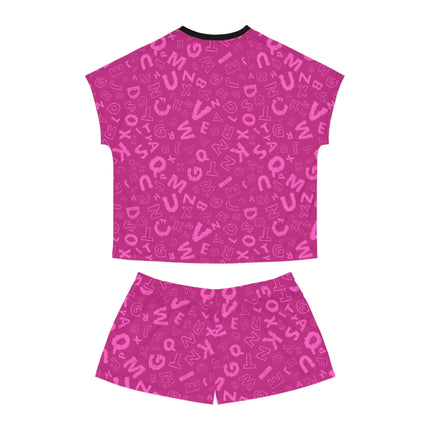 💜 Bold Alphabet Print Lounge Set
