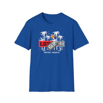 Summer Paradise Beach Tee, Unisex Softstyle T-Shirt