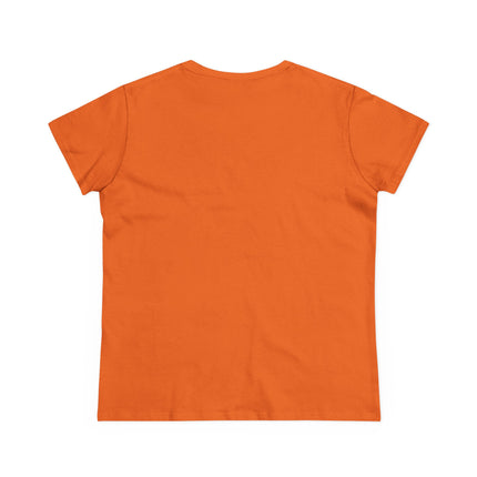 Women's Midweight Cotton Tee, Print Queen Letter G