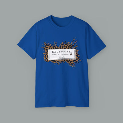 ✨ EXCLUSIVE. Dream. Believe. Leopard Graphic Tee