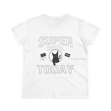 Super Cool Today T-Shirt – Cute Cat Graphic Tee
