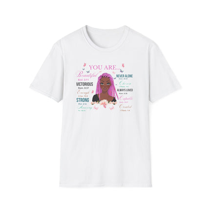 💜 You Are Empowerment Tee – Faith, Beauty & Strength