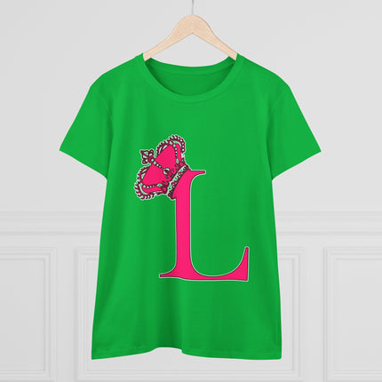 👑 L is for Queen – Monogram Crown Tee