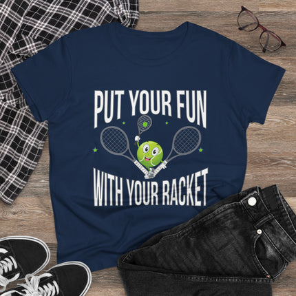 🎾 Put Your Fun with Your Racket – Tennis T-Shirt