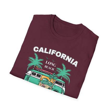 🌴 California Surfers – Long Beach Summer Adventure T-Shirt