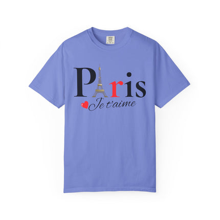Paris Je t’aime” Eiffel Tower T-Shirt – Romantic French Style Tee