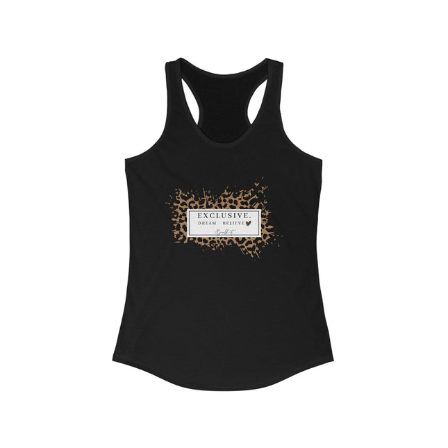 ✨ EXCLUSIVE Leopard Print Racerback – Dream. Believe. Slay.