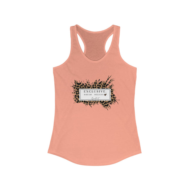 ✨ EXCLUSIVE Leopard Print Racerback – Dream. Believe. Slay.