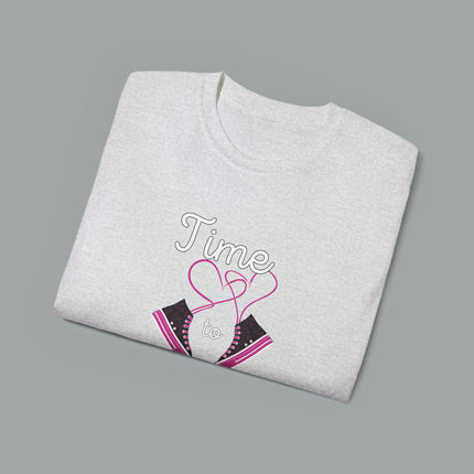 Unisex Ultra Cotton Tee, Print Time To Dance Luxury Design