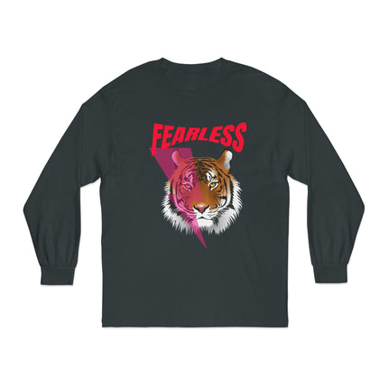 Fearless Tiger Crewneck Sweatshirt – White Edition