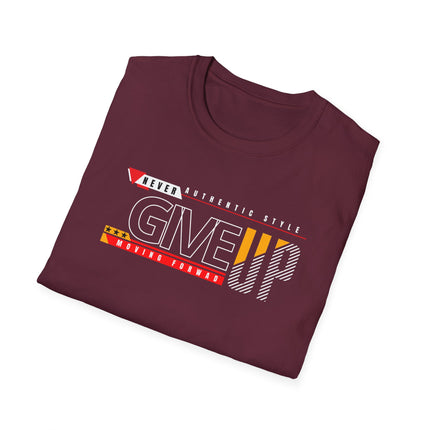 Never Give Up – Motivational Streetwear Tee