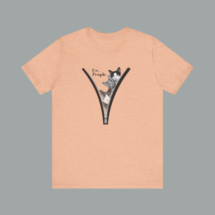 😾 Ew, People” Cat Tee – For the Socially Selective & Cat-Obsessed