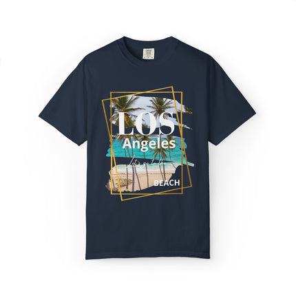 ☀️ Los Angeles Beach Vibes Graphic Tee – Black