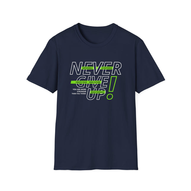 💪 NEVER GIVE UP! Motivational Tee