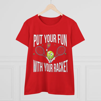 🎾 Put Your Fun with Your Racket – Tennis T-Shirt
