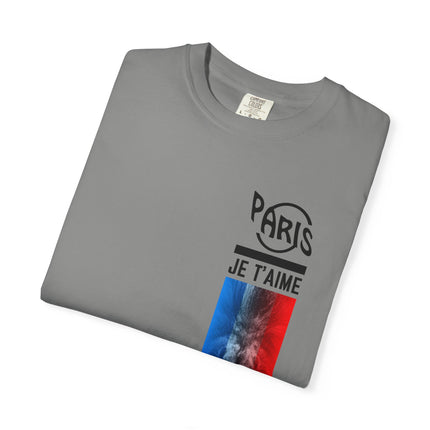 Paris Je T’aime Lion Tee – French Flag Art Graphic T-Shirt