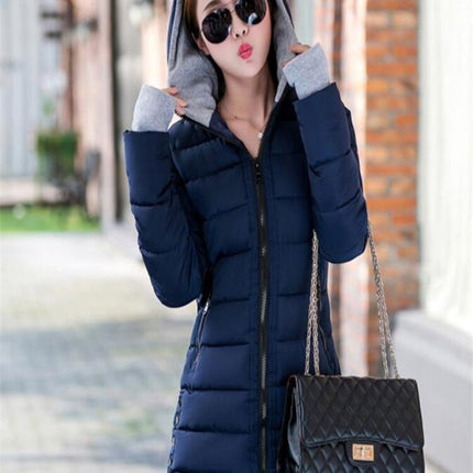 Down Padded Jacket Padded Hooded Gloves Padded Jacket Winter Coat Padded Jacket