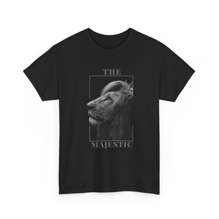 🦁 The Majestic Lion Graphic T-Shirt – White