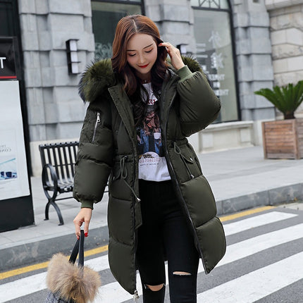 Large Women's Medium Length Overcoat