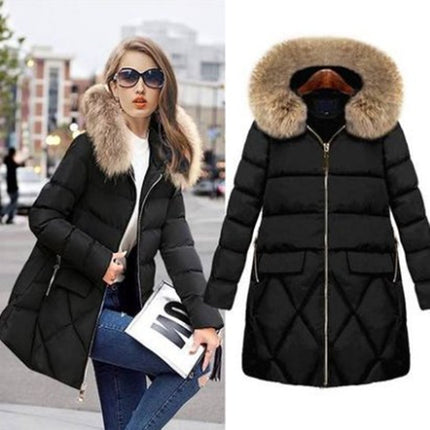 200 Kg Mid-Length Hooded Cotton Coat