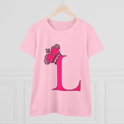 👑 L is for Queen – Monogram Crown Tee
