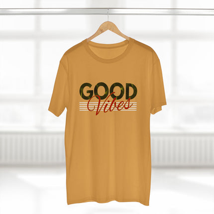 Good Vibes – Minimalist Retro Palm Leaf Graphic Tee