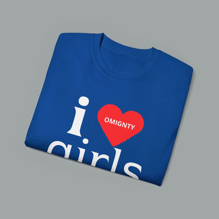 I ❤️ Girls” Tee – Pretty, Bold & Proud 💋