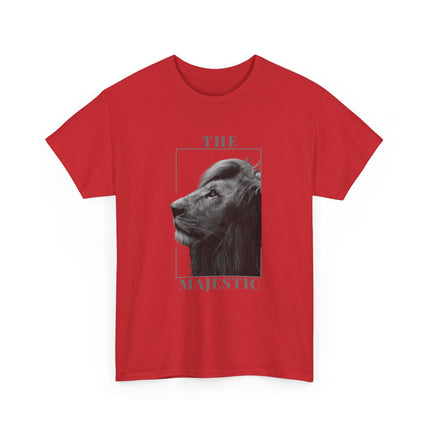 🦁 The Majestic Lion Graphic T-Shirt – White