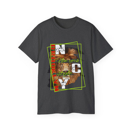 🦁 Brooklyn NYC Style Tee – Urban Jungle Vibes