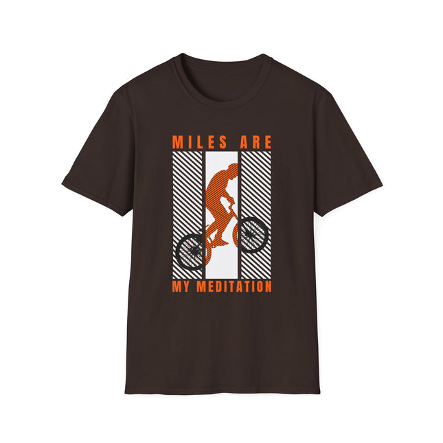 Miles Are My Meditation, Unisex Softstyle T-Shirt